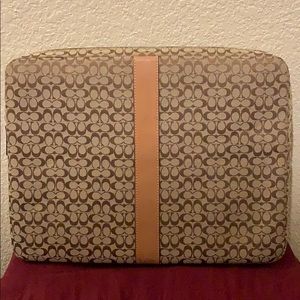 COACH 13 1/2 inch laptop case